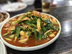 鱼籽鱼泡炒大蒜-绍兴名菜馆(可乐路店)