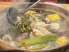 石橄榄炖鸡-洪大厨鸡煲(福田店)