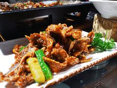 -东来菜馆•手抓海鲜家常菜•海鲜锅贴(鸽子窝店)