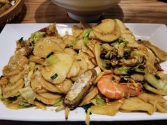 海鲜炒年糕-金海湾海鲜排档(朱家尖店)