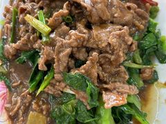 芥蓝炒牛肉-众味海鲜大排档·活海鲜·潮汕味(南澳店)