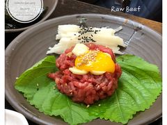 生拌牛肉-咸草酱蟹