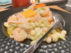 鸡头米炒凤尾虾-童福兴·南京菜(老门东店)