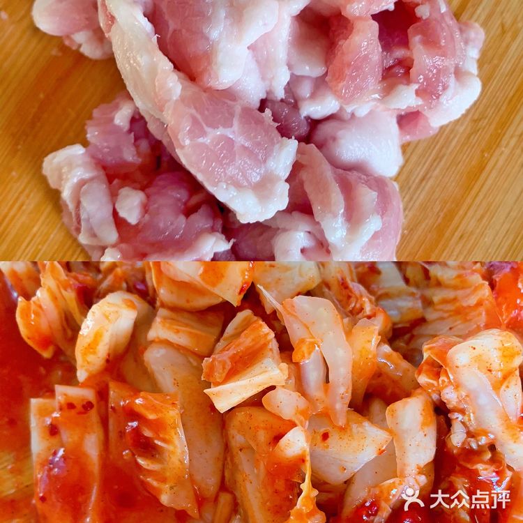 超下饭的辣白菜炒五花肉，好吃到流泪。