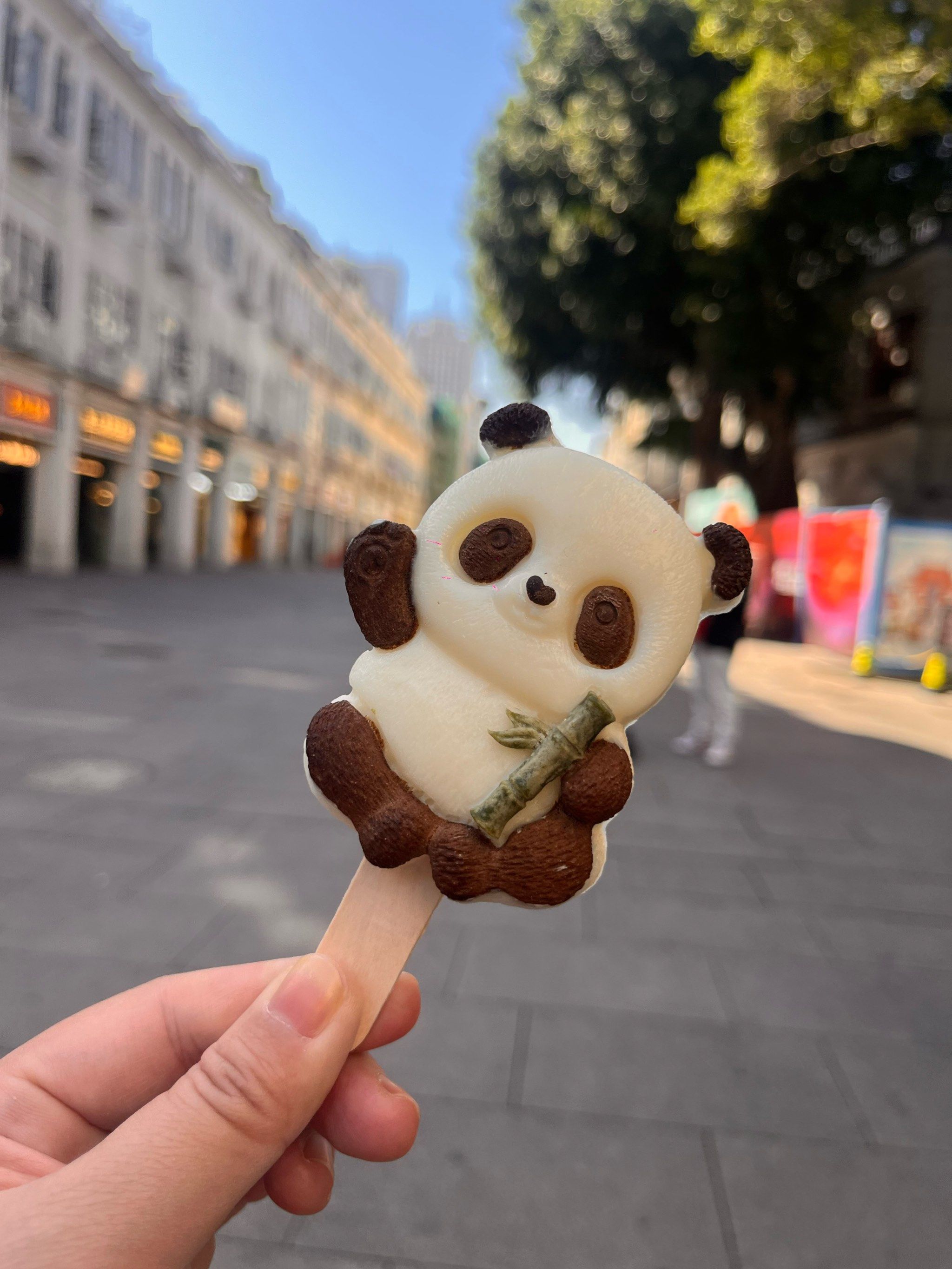 好可爱的熊猫冰淇淋