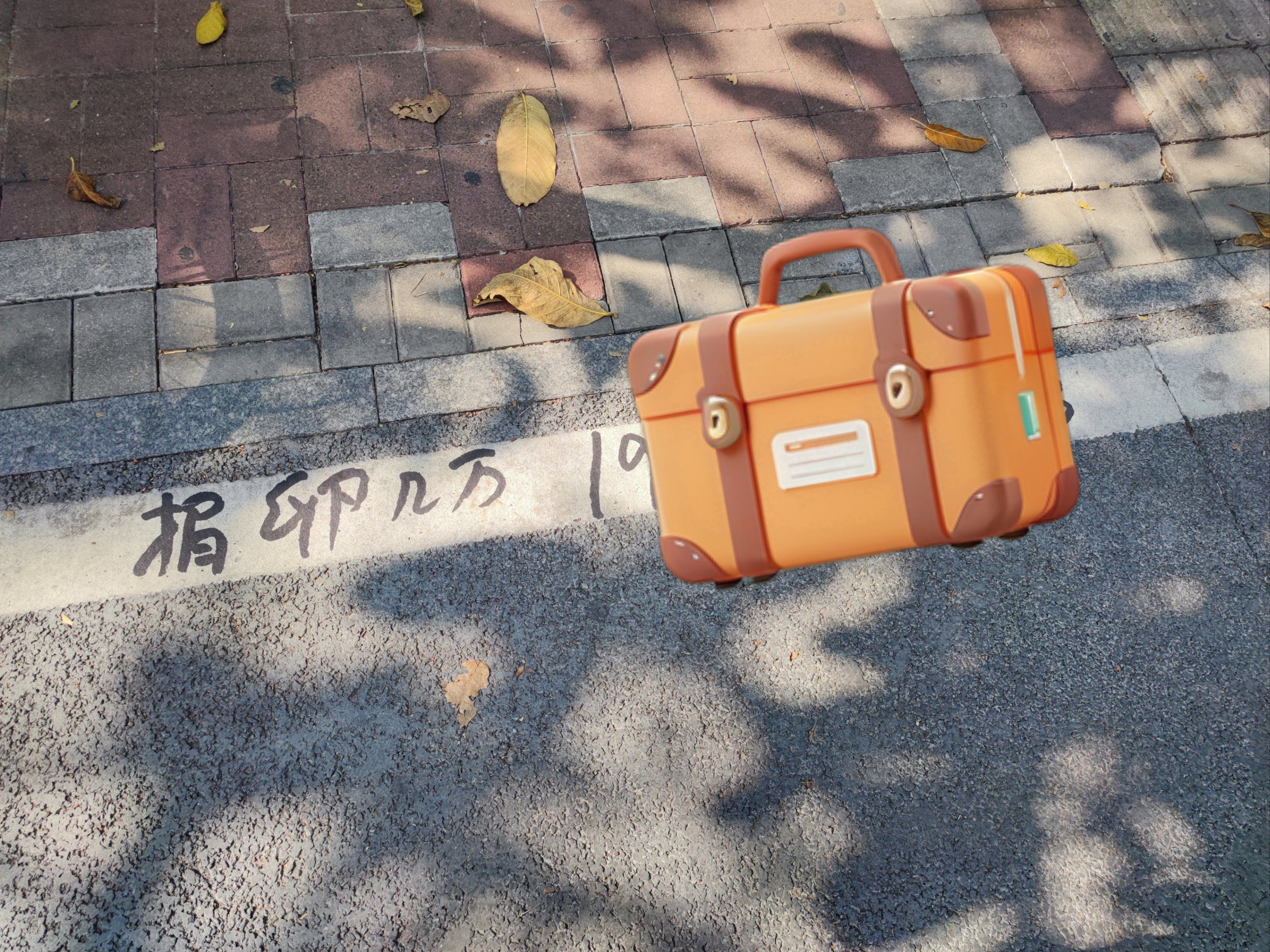 堂堂佛山,这种广告居然在地面上⁉️