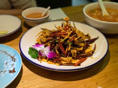 老干妈煸鱿鱼-吕氏疙瘩汤·私家菜馆(慈云寺店)