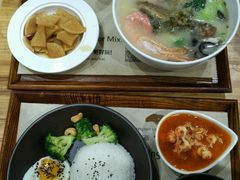 大虾鱼汤面-海盗虾饭·剥好的小龙虾饭(上地辉煌店)