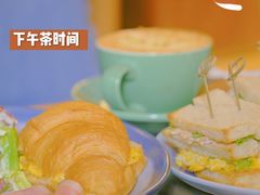 培根芝士蛋牛角全餐-西关84·History·Art·Cafe