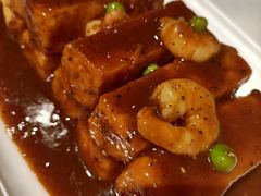 黑椒虾仁豆腐-大鸭梨烤鸭(枣园店)