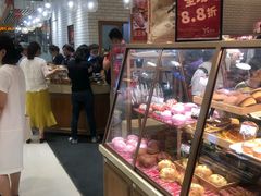 面包甜点陈列柜-山崎面包(静安久光店)