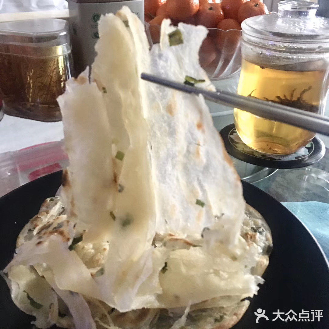 买不到手抓饼,只能在家自己做, 香葱手抓饼