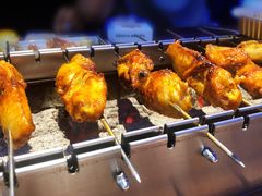 奥尔良鸡翅-三个蒙古大叔羊肉串(大宁店)