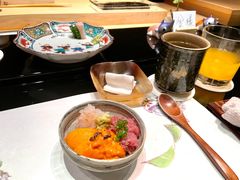 海胆白虾金枪鱼泥饭-橼舍鮨青木