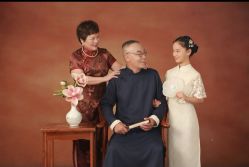 -时光纪亲子全家福照相馆(静安店母女写真父母纪念照)