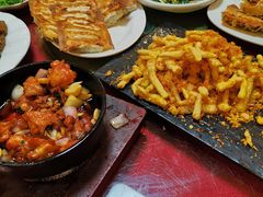 蛋黄肉松白玉菇-大眼锅贴水饺(河东店)
