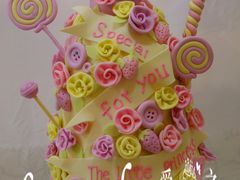 翻糖蛋糕-爱之婚礼蛋糕(建外SOHO西区店)