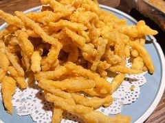咸蛋黄焗杏鲍菇-锦上中式酒馆(南内环店)