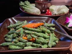 虾酱炒四季豆-花马天堂云南餐厅 Lost Heaven(外滩店)