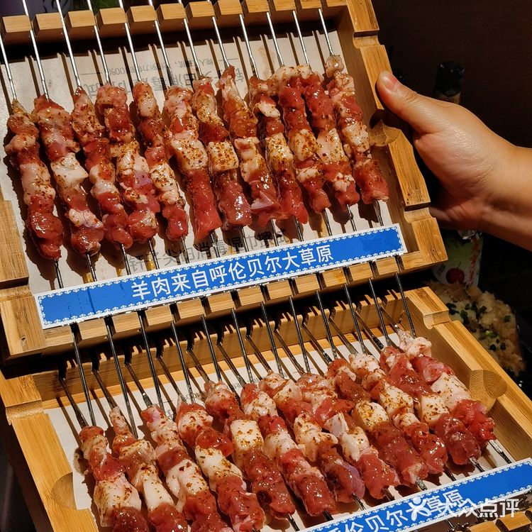 来自呼伦贝尔草原的羊肉串，果然不一般