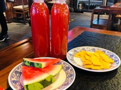 现榨山楂果汁-来涮蜀鲜货火锅串串香(菜市口店)