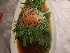 白灼丝瓜尖-懒人盐府人家(航天桥店)