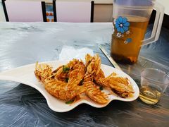 椒盐皮皮虾-覃记海鲜美食餐厅