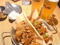 炸鸡翅一半一半-富乐满韩国正宗炸鸡韩国料理(虹泉路店)