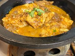 海胆石锅豆腐-小城外婆肴私房菜.家宴聚集点(圆明园颐和园·清河上地店)