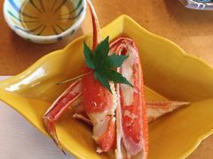 水煮螃蟹配醋-蟹道乐(道顿堀本店)