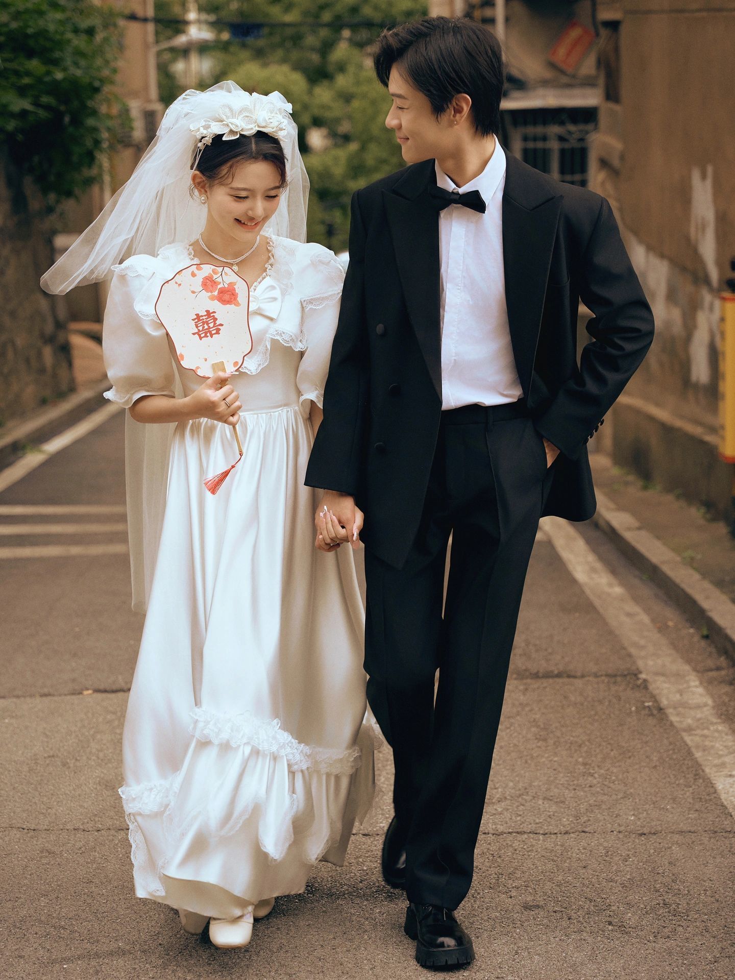 绝啦❗️❗️拍了一组逃跑新娘的港风电影婚纱照