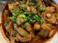 鱼香茄子煲例-阿皇仔烧鹅(麦地店)