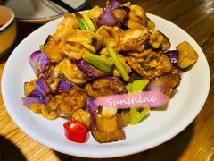 山茄拌扇贝-吕氏疙瘩汤·私家菜馆(慈云寺店)