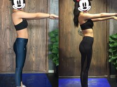 会员训练1个月17节课的对比图-能量健身私教工作室(1527店)