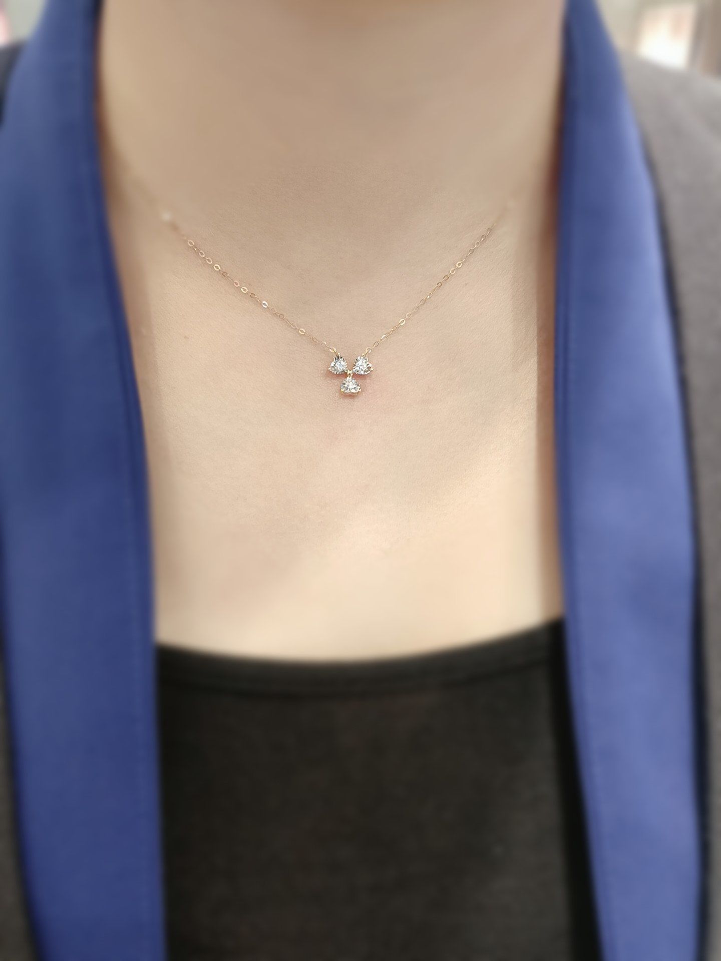 小轻奢钻石项链