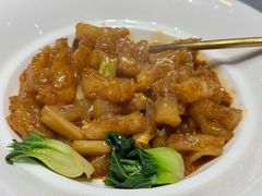 章丘大葱炒蹄筋-鹊华居·地道鲁菜·海鲜·融合味(大明湖店)