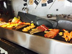 铁板烧烤-万达文华酒店·48F云端窗景美食汇自助餐厅