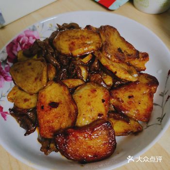 日常菜谱之面筋炒肉～好吃极了