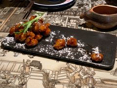 雪花糖醋里脊-绿茶餐厅(松江万达店)