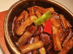 茄条炒年糕-涌上外婆桥(南塘店)