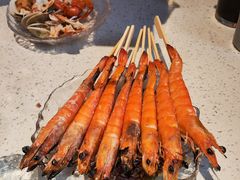 盐烤罗氏虾-白仁仔· 活烤海鲜 宵夜(豫园店)