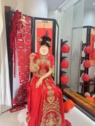 -懿沉香中式嫁衣礼服秀禾服龙凤褂马来褂旗袍总店