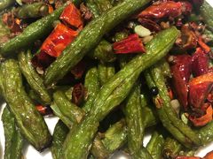 干煸扁豆-李连贵熏肉大饼(丰台南路地铁站店)