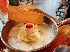 培根奶油意面-I HOLIC艾豪丽披萨(KKone店)