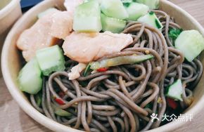 Seafood Mushroom Buckwheat Cold Noodles