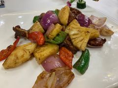 菠萝黑椒汁炒牛仔-朱仔记食府(江南大道店)