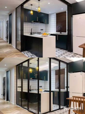 我家厨房是真的绝了！现代简约风