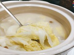 鱼丸菌菇白菜心砂锅-皇饭儿·王润兴酒楼(河坊街店)