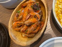 野蒜油爆虾-香园茶社·金陵小灶(老门东店)