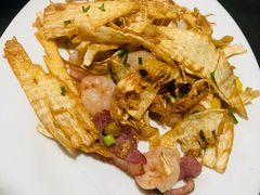 煎笋脯干贝炒虾仁-旧款宁波饭店(华敏世纪广场店)